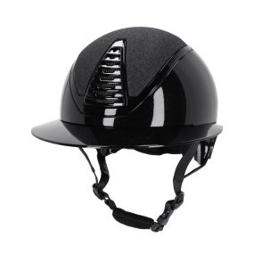 Safety helmet Glendale polo visor Black 59-61