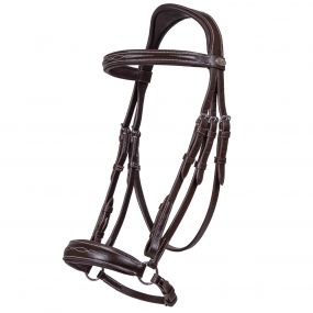 Low bridle luxury Dark brown Full