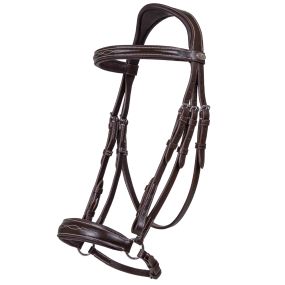Low bridle luxury Dark brown Full