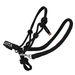 Nalanta Rope halter with rein hobby horse Black